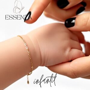 Pulseira Essenza Linha Bebe ouro 18k
