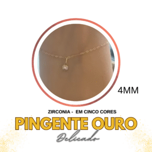 Pingete Ouro 4mm