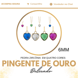 Pingete Ouro 6mm