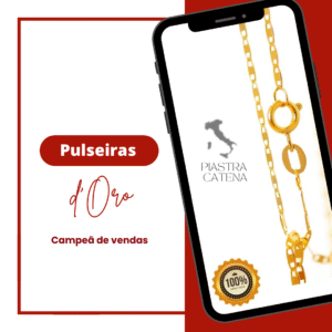 Pulseiras Piastra Catena D'oro ITALIANA | 18k