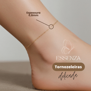 Tornozeleira Essenza d´Oro 18K