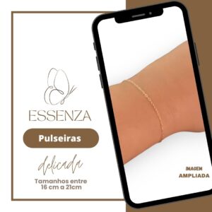 Pulseiras Essenza d'Oro Silhueta Delicatta 18K